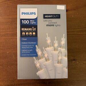 PhilipsString mini Lights - White/White (100 Count)